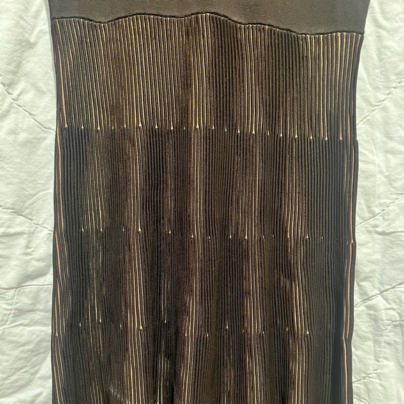 Doncaster Collection Sleeveless Dress Med and Cardigan Small, Color Dark Brown - Picture 10 of 14